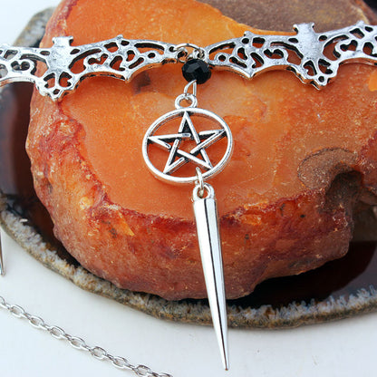 Collana pipistrello gotica