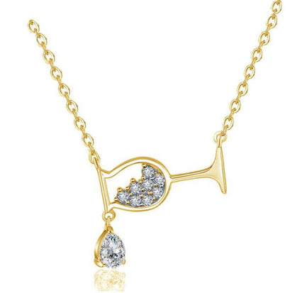 Collana calice vino