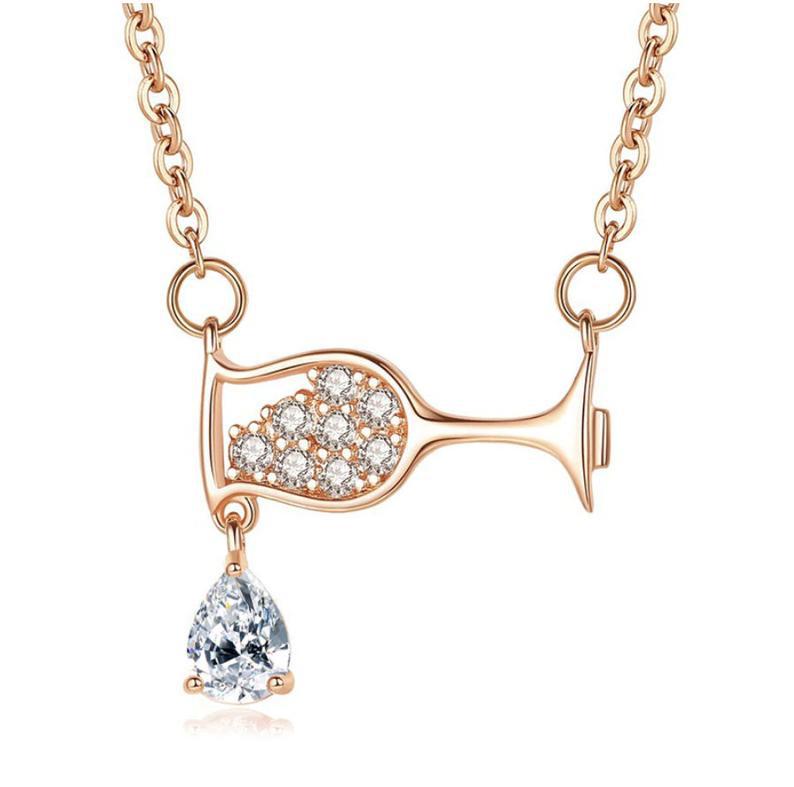 Collana calice vino