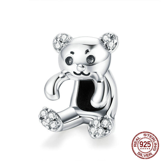 Charm orso argento