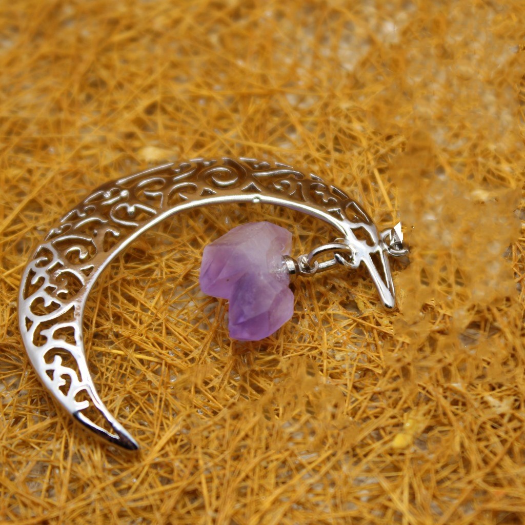 Collana luna tormalina nera