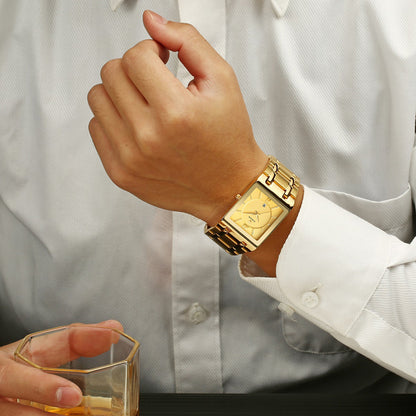Orologio quadrato acciaio impermeabile
