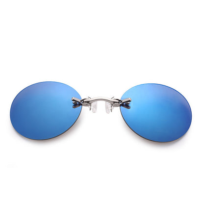 Occhiali da sole tondi mini metallo