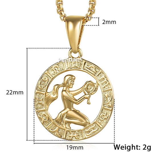 Collana segno zodiacale oro