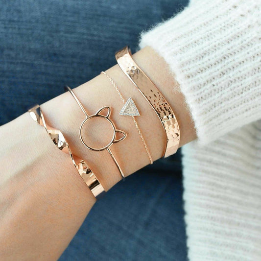 Bracciali orecchi di gatto da donna