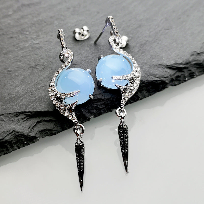 Orecchini pavone diamante da donna