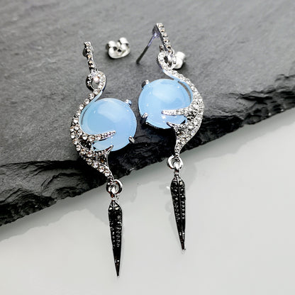 Orecchini pavone diamante da donna