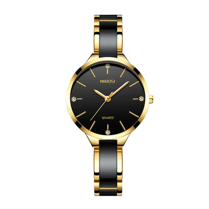 Orologio in ceramica con strass