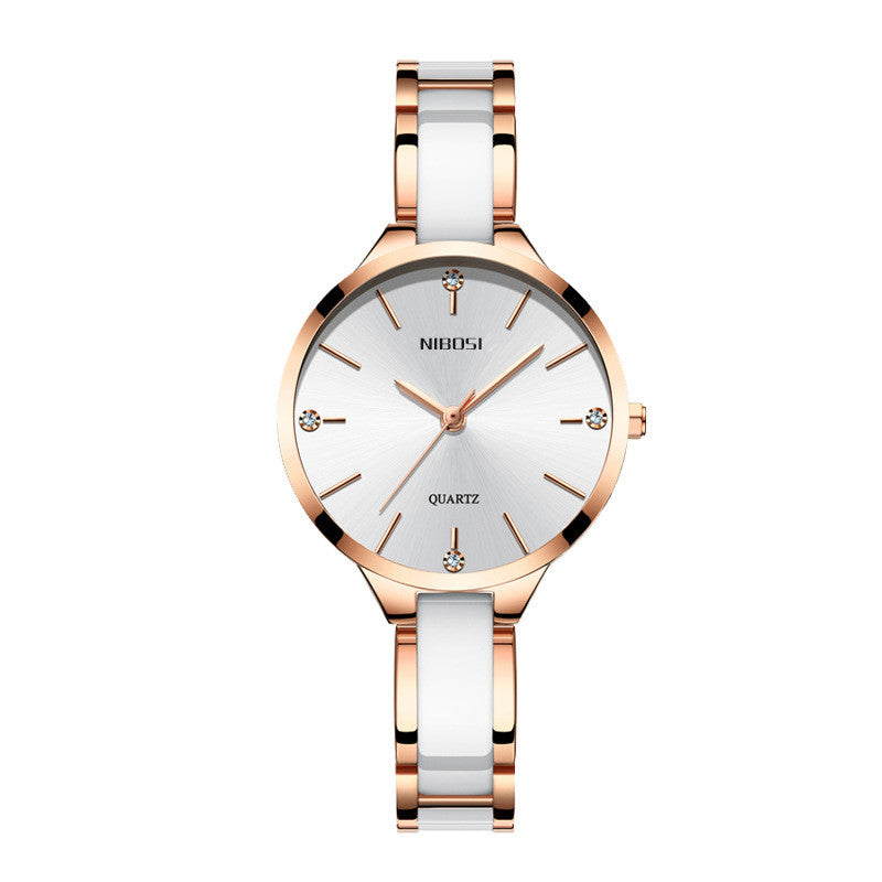 Orologio in ceramica con strass