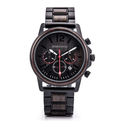 Orologio in legno da uomo