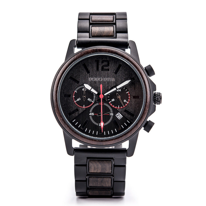 Orologio in legno da uomo