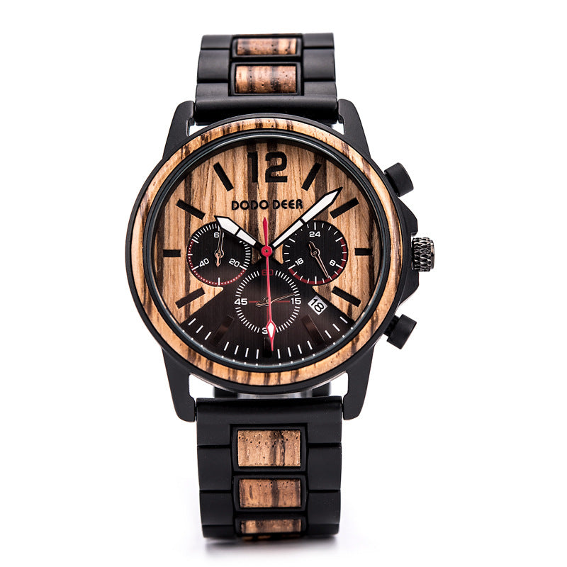 Orologio in legno da uomo