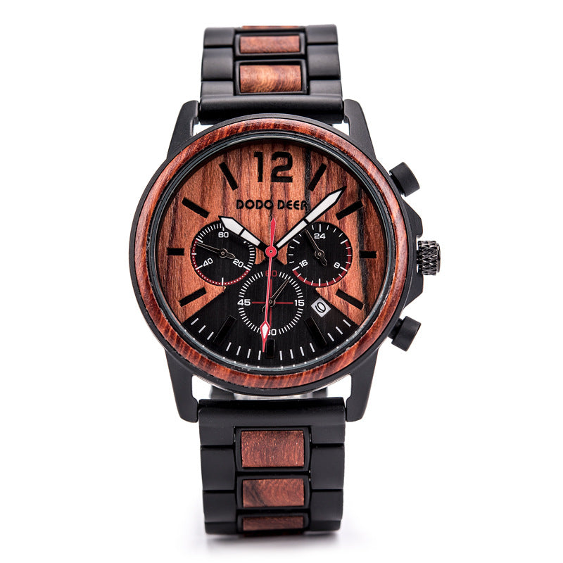 Orologio in legno da uomo