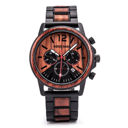 Orologio in legno da uomo