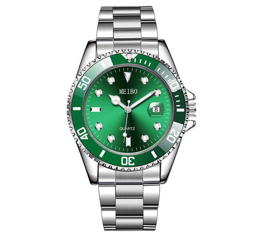 Orologio calendario con lente