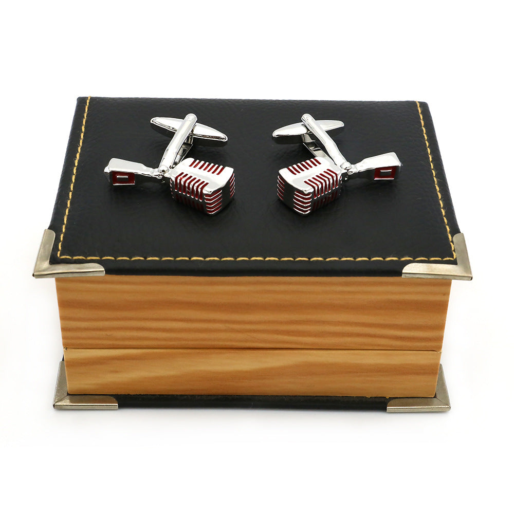 Gemelli Microfono Rosso
