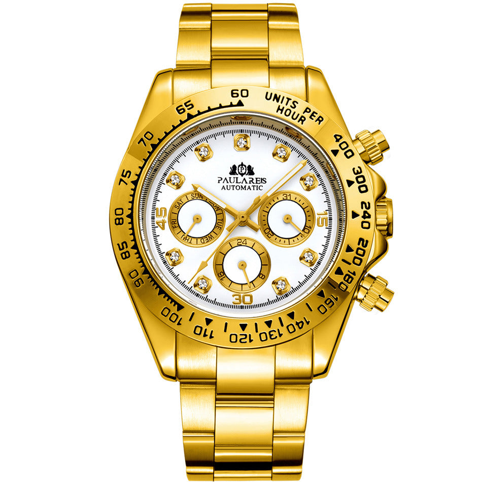 Orologio automatico diamanti