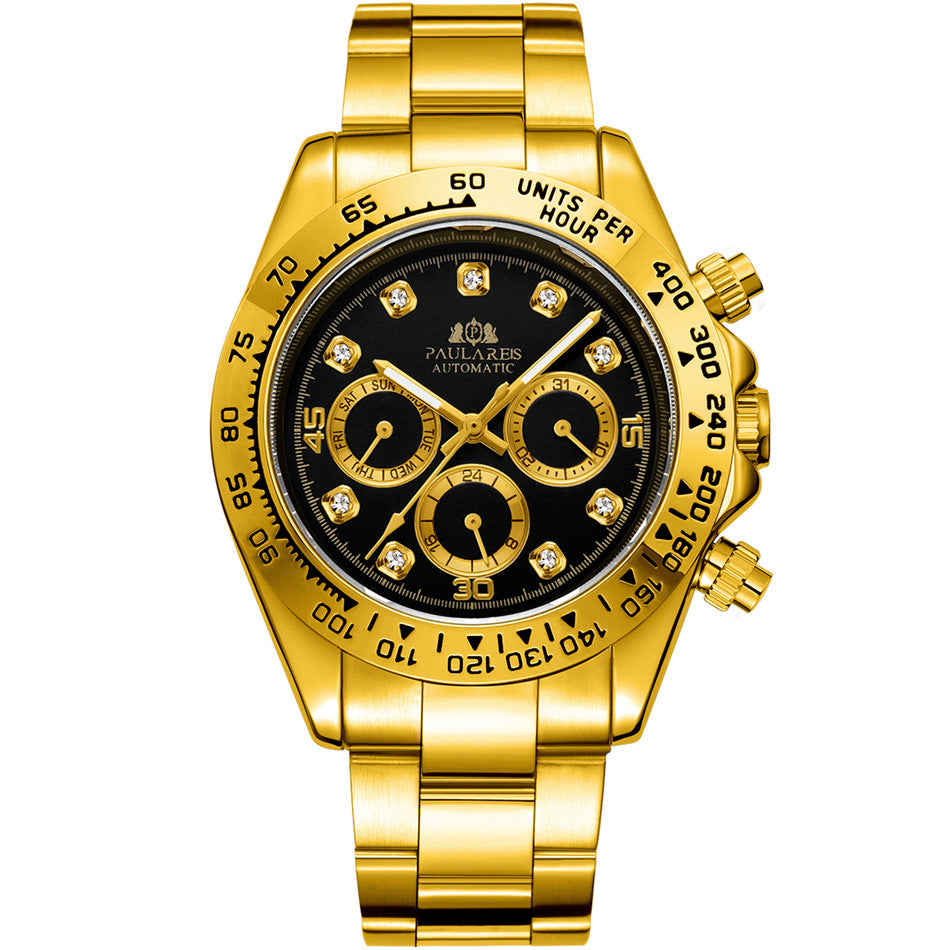 Orologio automatico diamanti