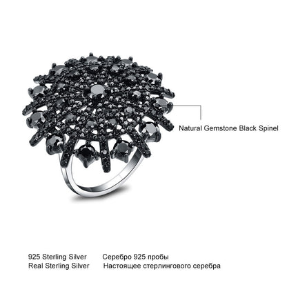 Anello spinello nero