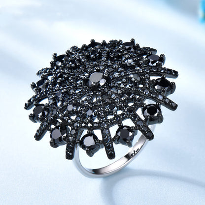 Anello spinello nero