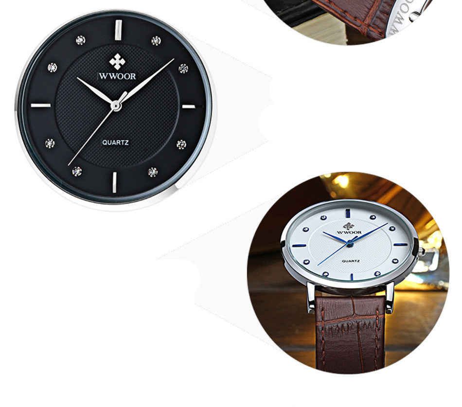 Orologio da uomo cinturino pelle sottile