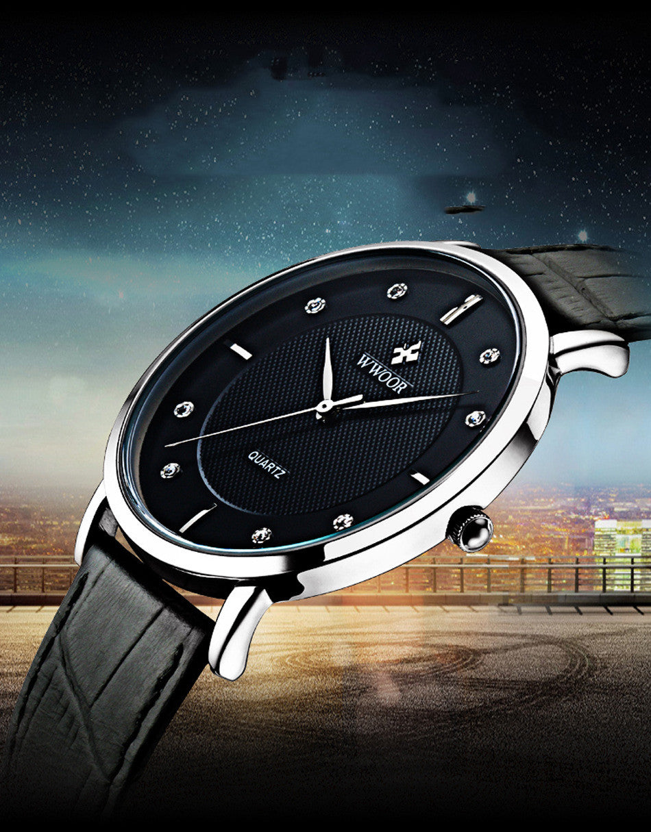 Orologio da uomo cinturino pelle sottile