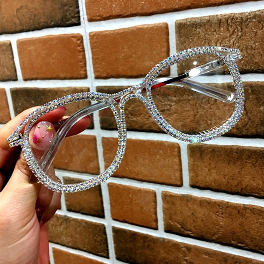 Occhiali da sole vintage con strass