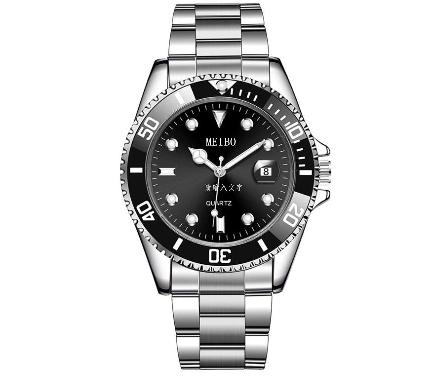 Orologio calendario con lente