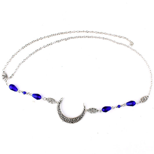 Catena capelli luna gotica