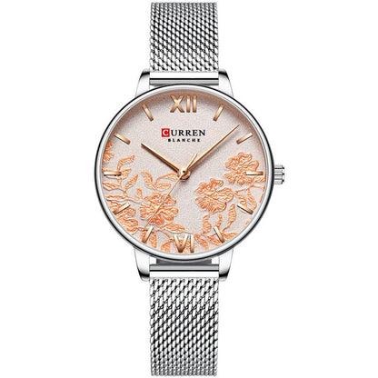 Orologio donna impermeabile piccolo con motivo