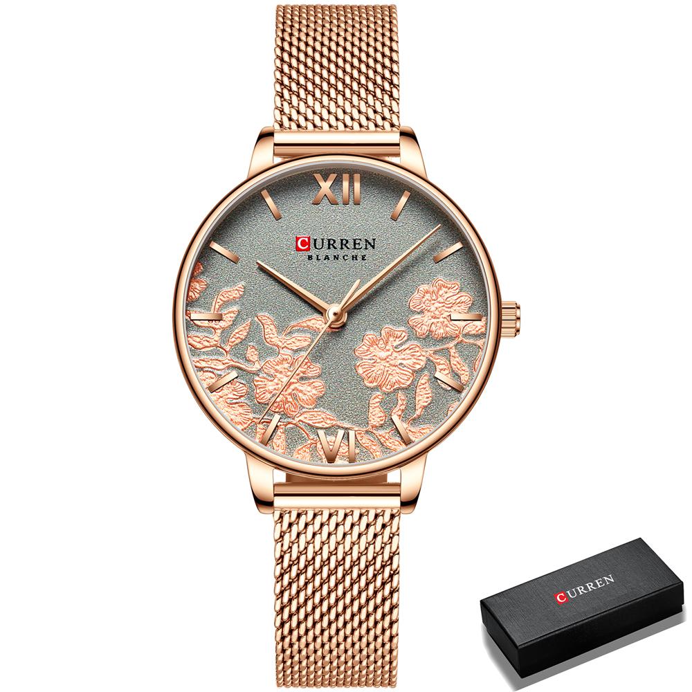 Orologio donna impermeabile piccolo con motivo