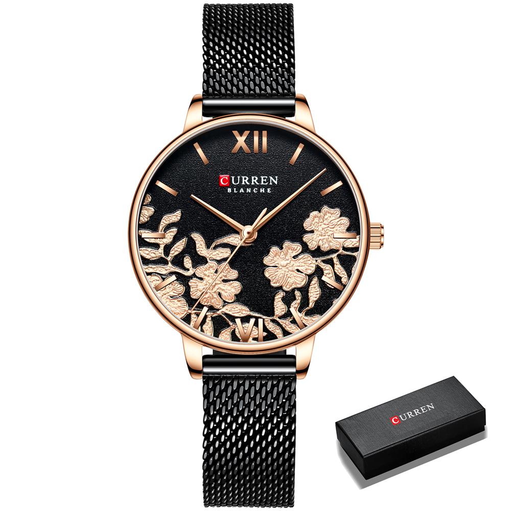 Orologio donna impermeabile piccolo con motivo