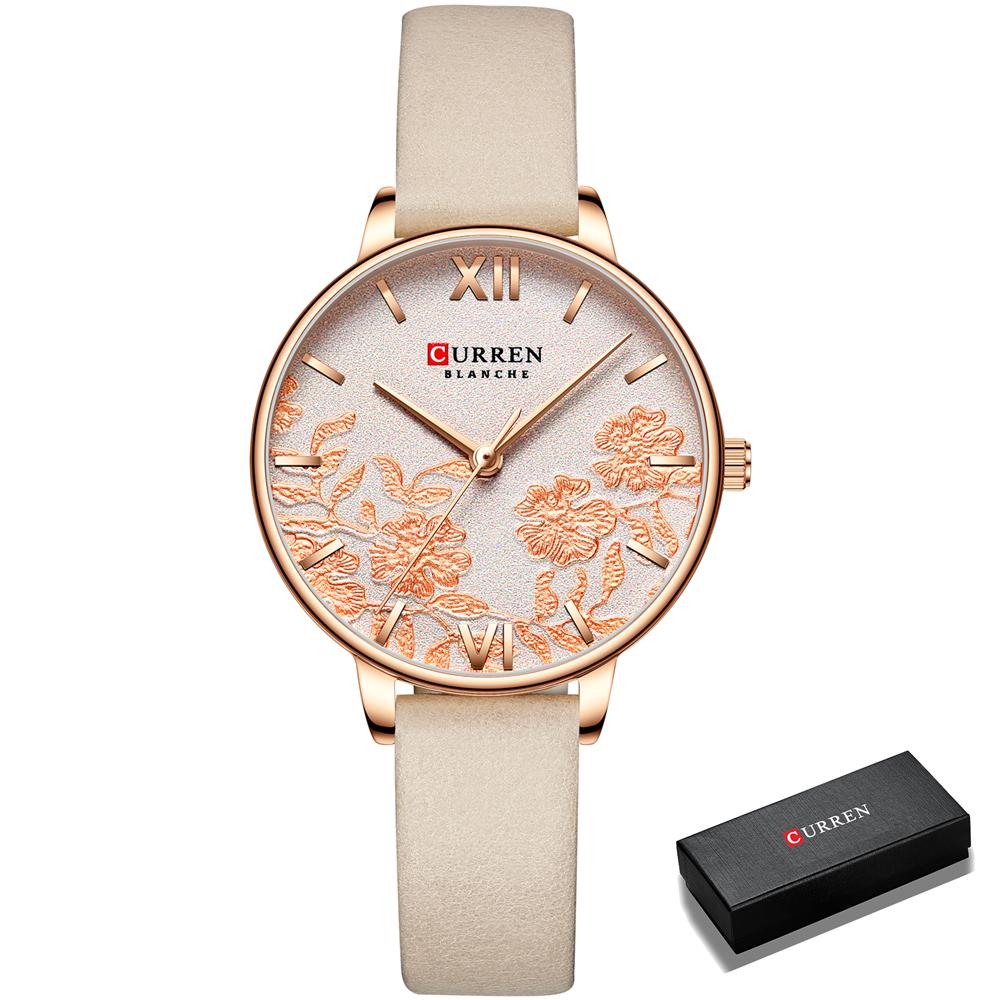 Orologio donna impermeabile piccolo con motivo