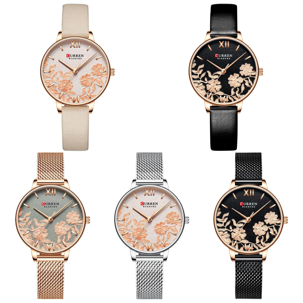 Orologio donna impermeabile piccolo con motivo