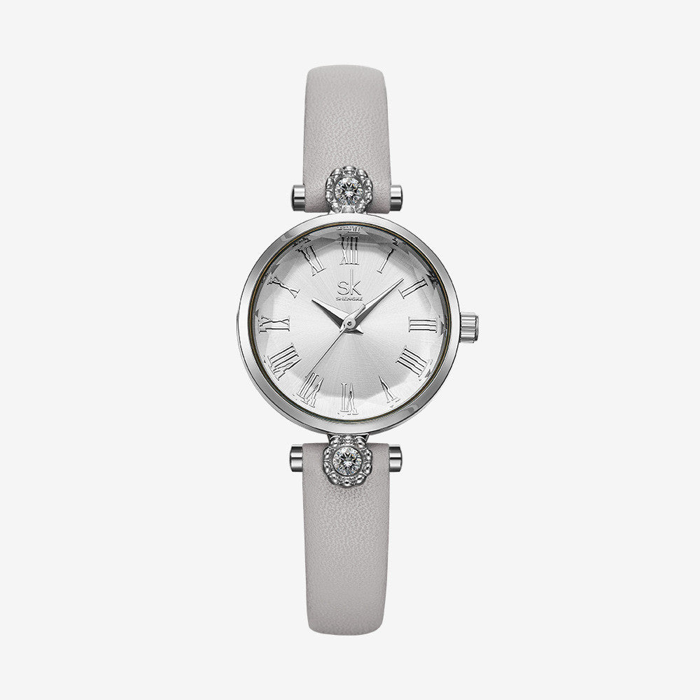 Orologio diamanti e fiori