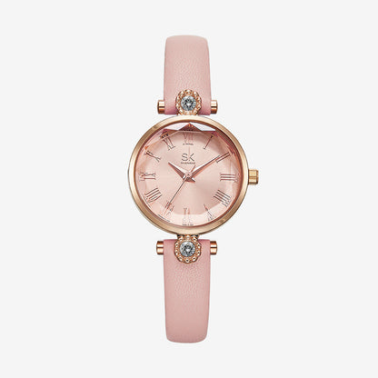 Orologio diamanti e fiori