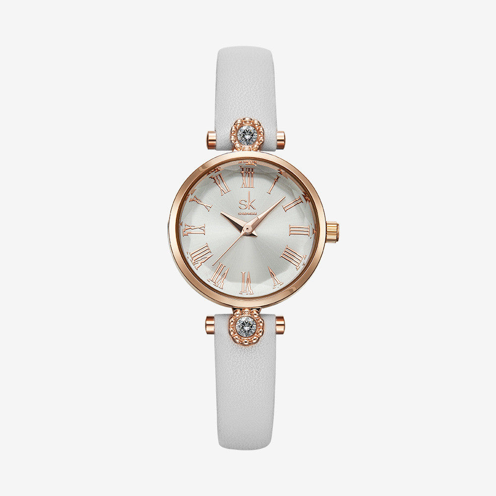 Orologio diamanti e fiori