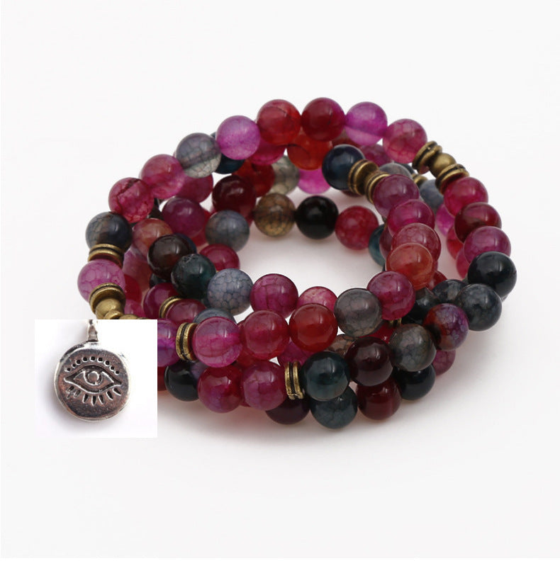 Bracciale perline pietre dure