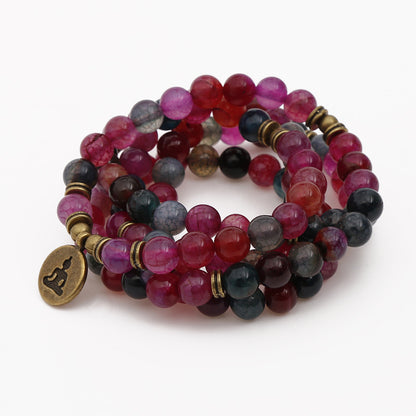 Bracciale perline pietre dure