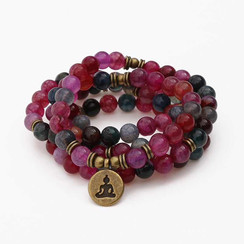 Bracciale perline pietre dure