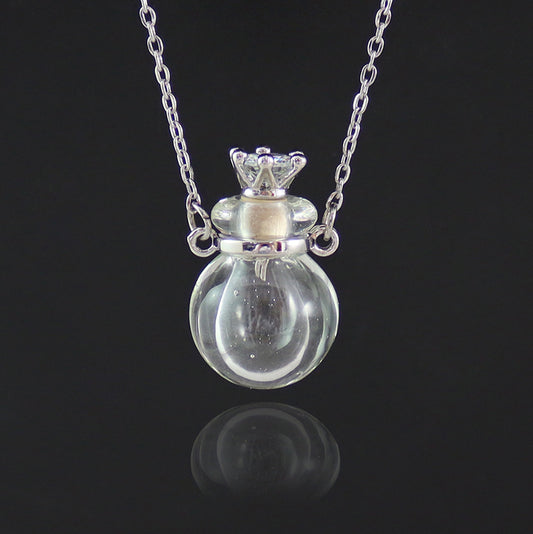 Collana urna di vetro