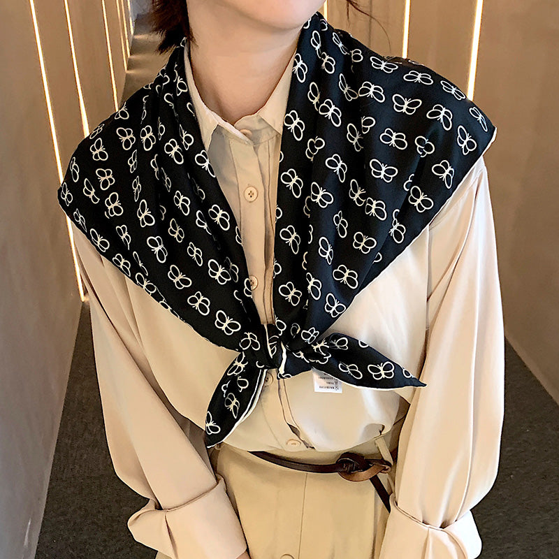 Foulard seta retrò