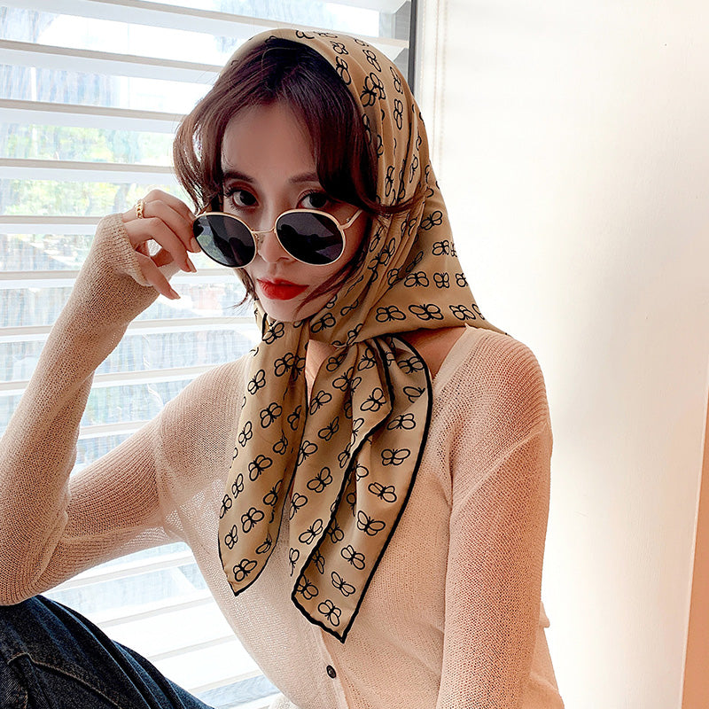 Foulard seta retrò