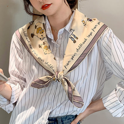 Foulard seta retrò