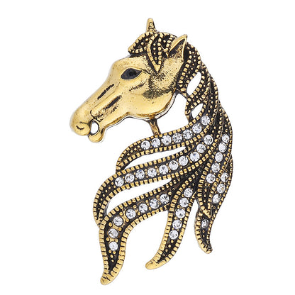 Spilla unicorno retrò