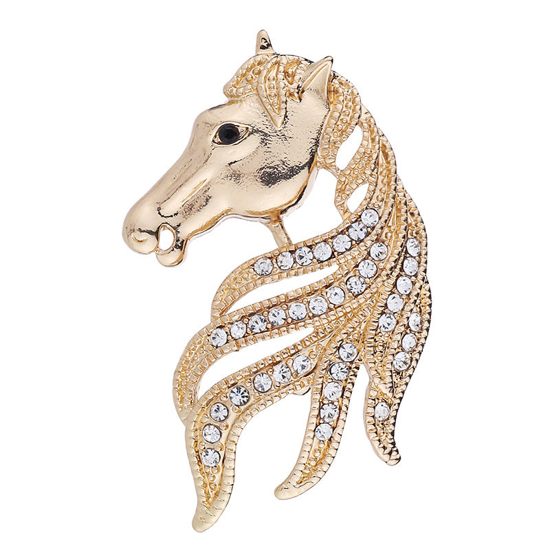 Spilla unicorno retrò