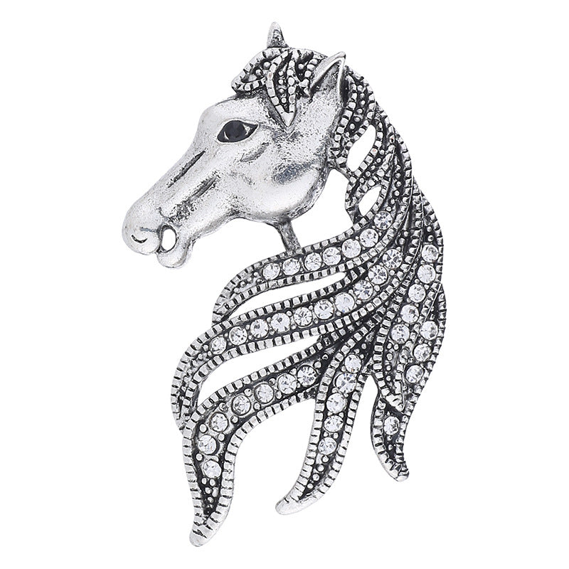 Spilla unicorno retrò