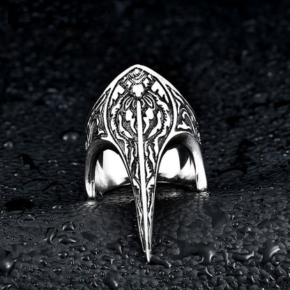 Anello titanio inciso