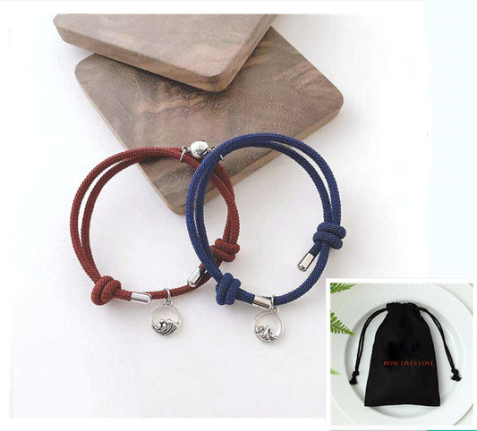 Bracciale Coppia Argento Intrecciato