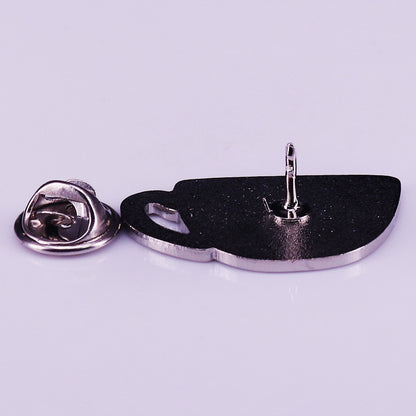 Spilla tazza fiori